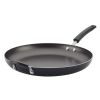 Farberware Easy Clean 14" Aluminum Nonstick Frying Pan with Helper Handle, Black