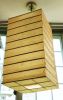 [Yellow] Cuboid Chinese/Japanese Style Hanging lantern Craft Paper Decoration