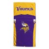 [Personalization Only] OFFICIAL NFL Jersey Personalized Beach Towel - Minnesota Vikings